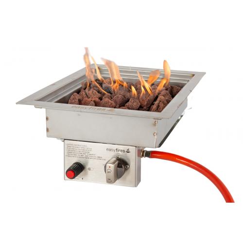 Easy Fires inbouwbrander vierkant 30x30cm.
