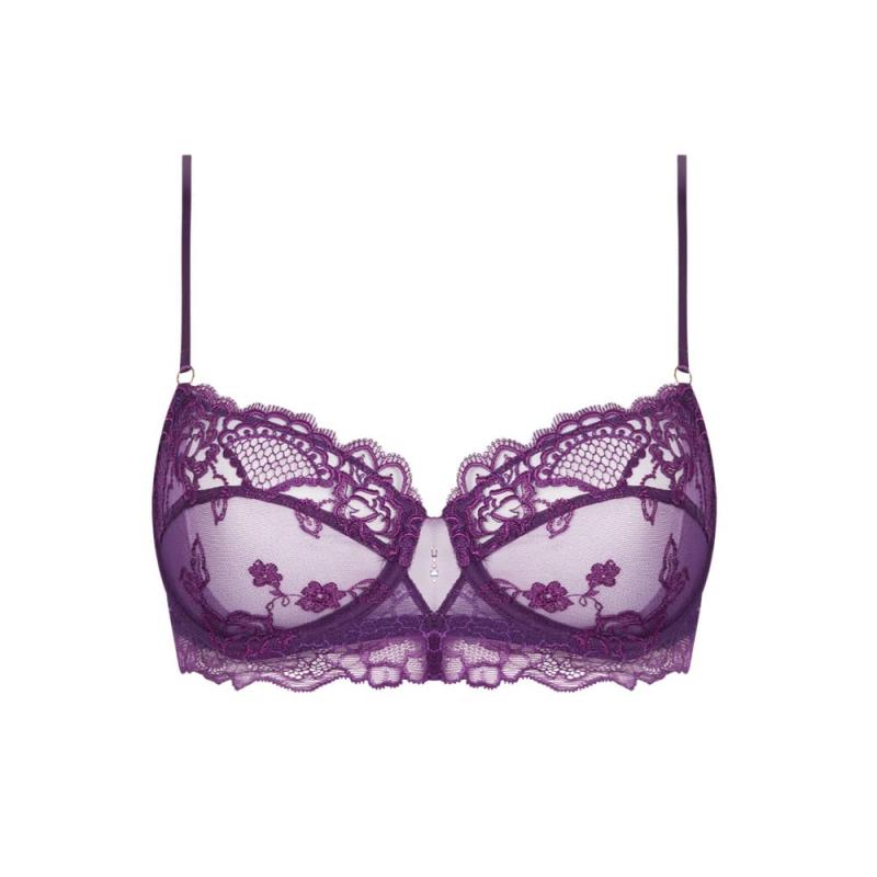 Lise Charmel lingerie Sublime en Dentelle 1/2 cup Balconnet BH paars ACH3013
