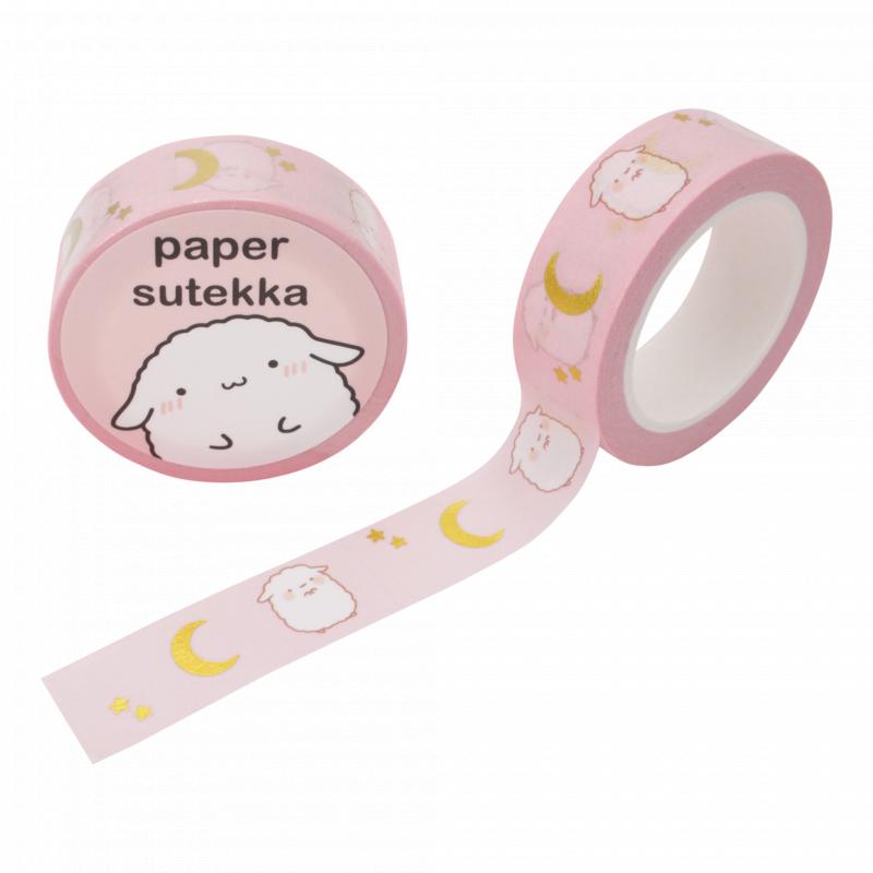 Washi Tape - Pink Moon - Gold Foil
