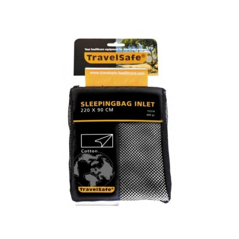 Travelsafe katoenen lakenzak - envelop reislaken - wit