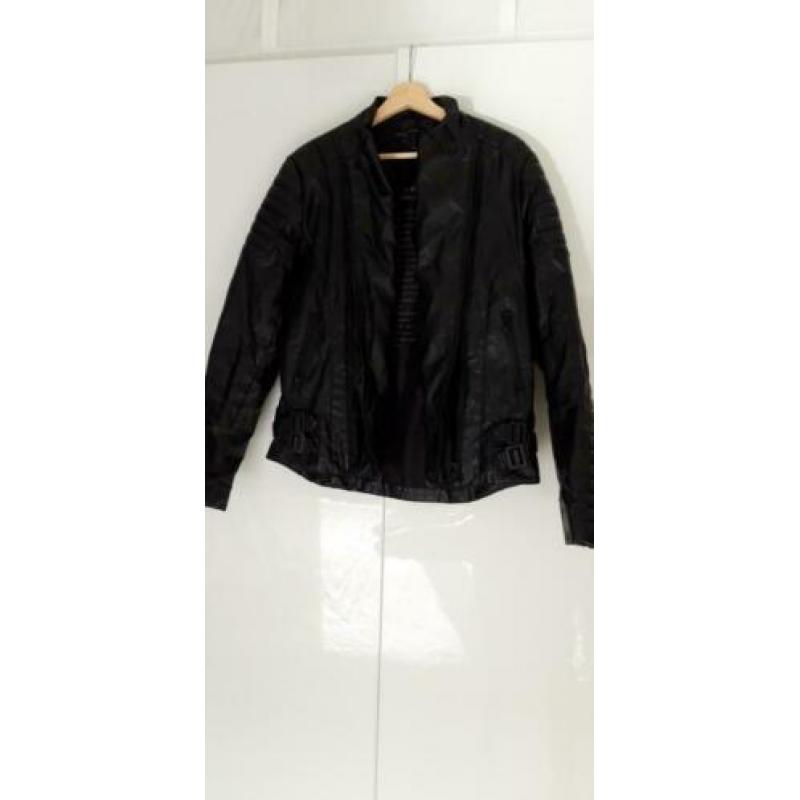 Ashes to dust biker jas jack jacket maat M, zwart
