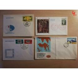 Diverse (eerstedag)enveloppen (oa USA, Nederland)