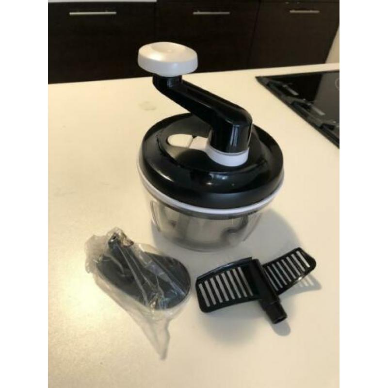 Tupperware QuickChef Pro Chopper/Hakmolen - Zwart