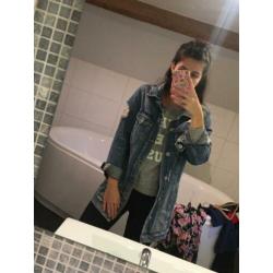 **Stoere denim jas**