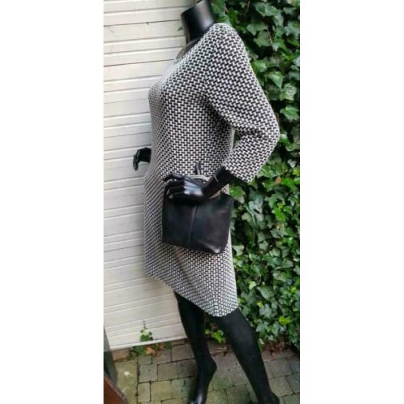F282 LANGO zwart lederen handtas zeer fraai