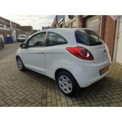 Ford KA 1.2 2010 Wit, 1e Eigenaar, Airco, Bluetooth, Nap