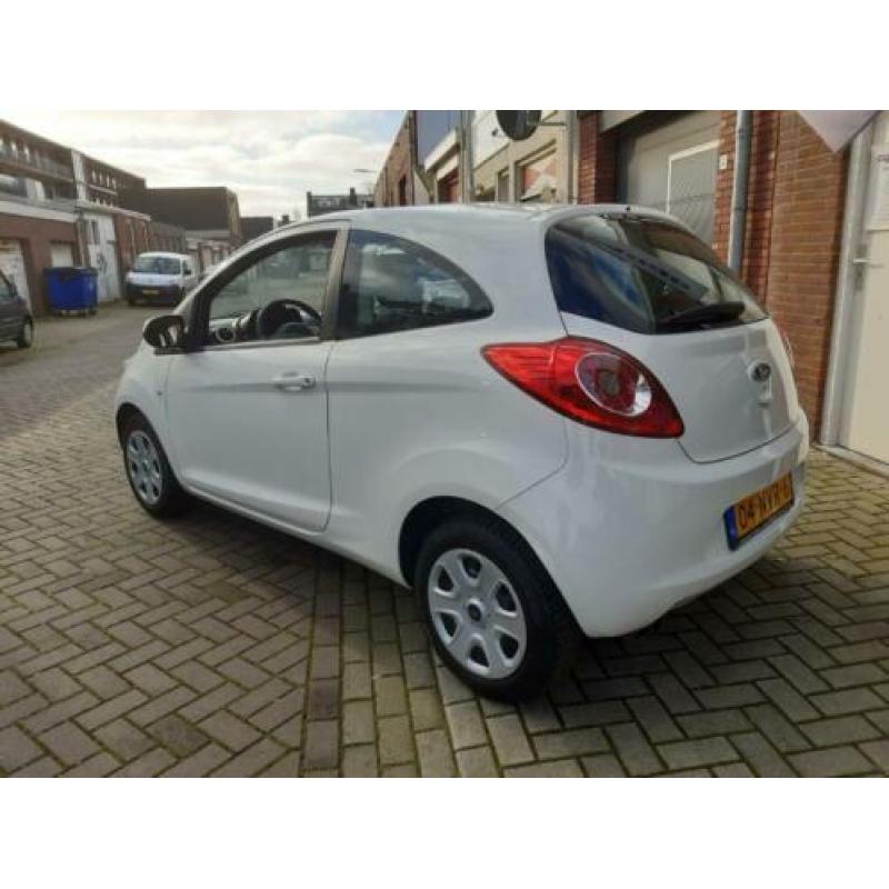 Ford KA 1.2 2010 Wit, 1e Eigenaar, Airco, Bluetooth, Nap