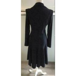 NIEUW prachtige LaDress jurk met sash, maat S, kleur navy