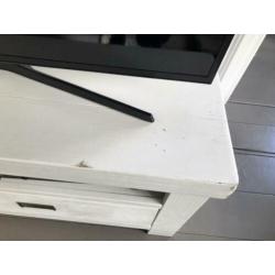 TV-meubel - wit - hout