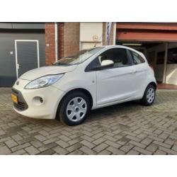 Ford KA 1.2 2010 Wit, 1e Eigenaar, Airco, Bluetooth, Nap