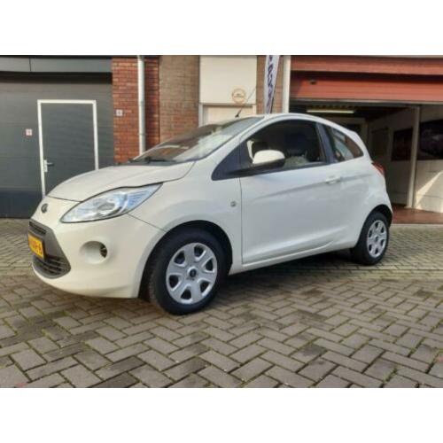 Ford KA 1.2 2010 Wit, 1e Eigenaar, Airco, Bluetooth, Nap