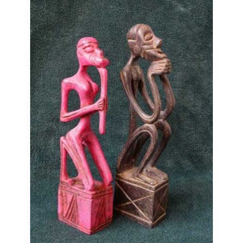 Houten beeldjes tribal art