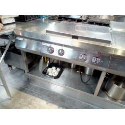 2 x 4 pits Angelo Po fornuis RVS horeca Nieuwstaat!