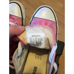 Zgan roze Converse / Allstars, maat 38