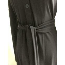 NIEUW prachtige LaDress jurk met sash, maat S, kleur navy