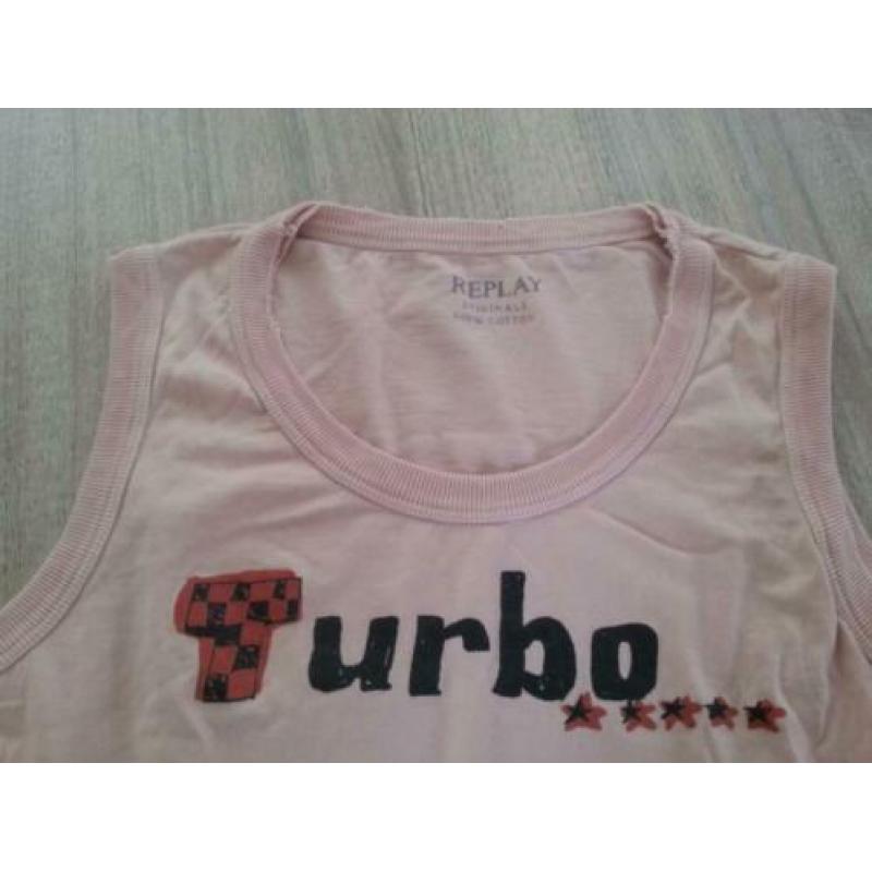 Nieuw! Replay truitje, roze replay top, maat M/L