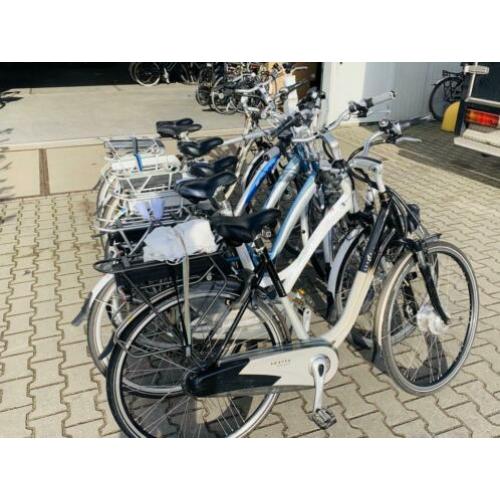 Partij van 6 x Sparta c2 C3 serie elektrische fietsen