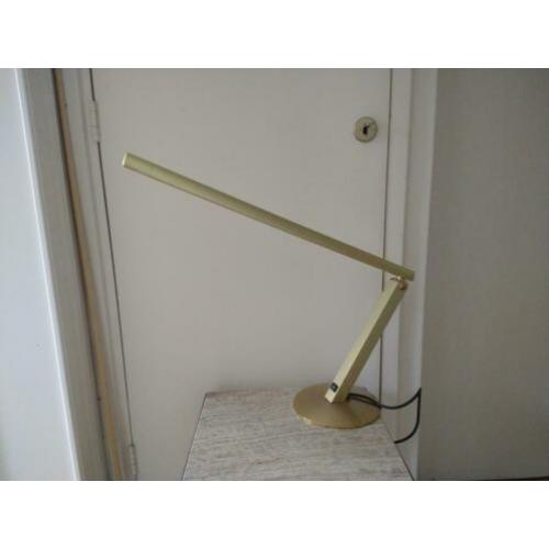 moderne bureaulamp mat goud jaren 90