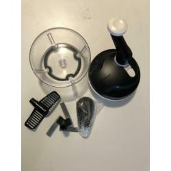 Tupperware QuickChef Pro Chopper/Hakmolen - Zwart