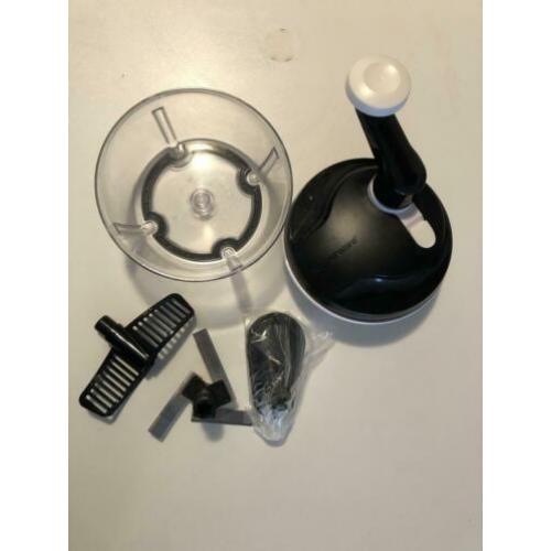 Tupperware QuickChef Pro Chopper/Hakmolen - Zwart