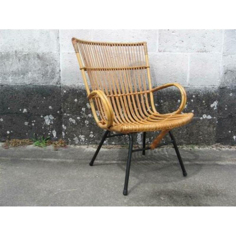 Stoel '60s ( rotan ) Retro/Vintage/Design