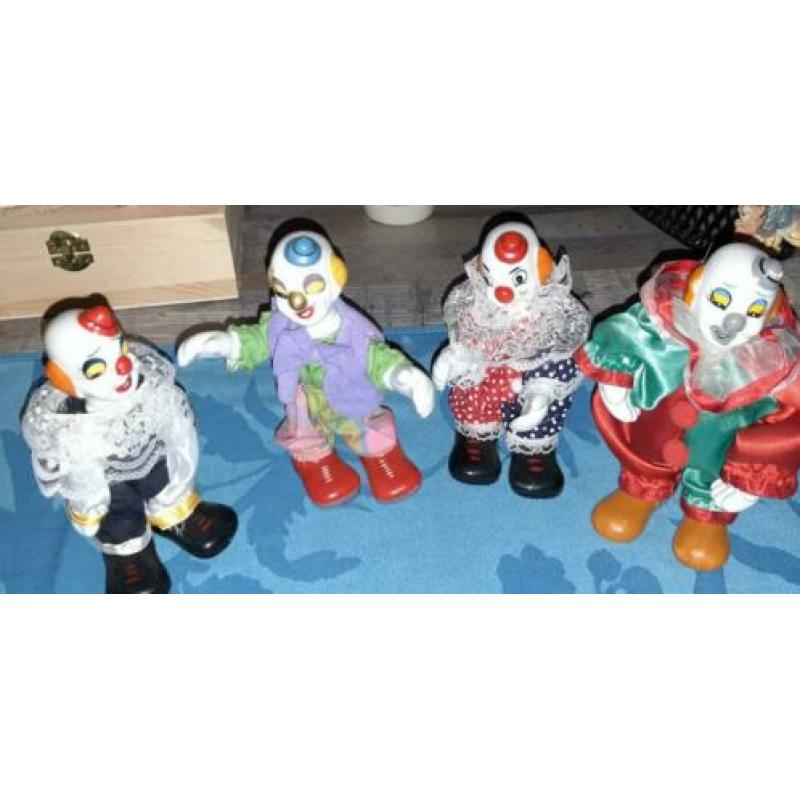 4 clowns setje