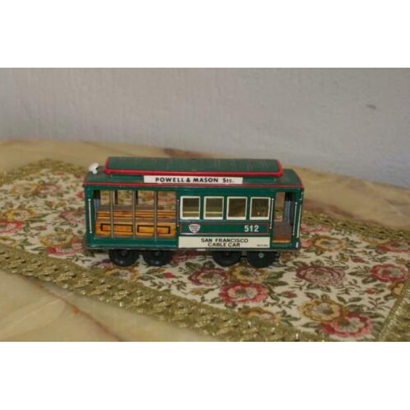 San Fransisco Cable Car van Tin; Vintage speelgoed jaren 50
