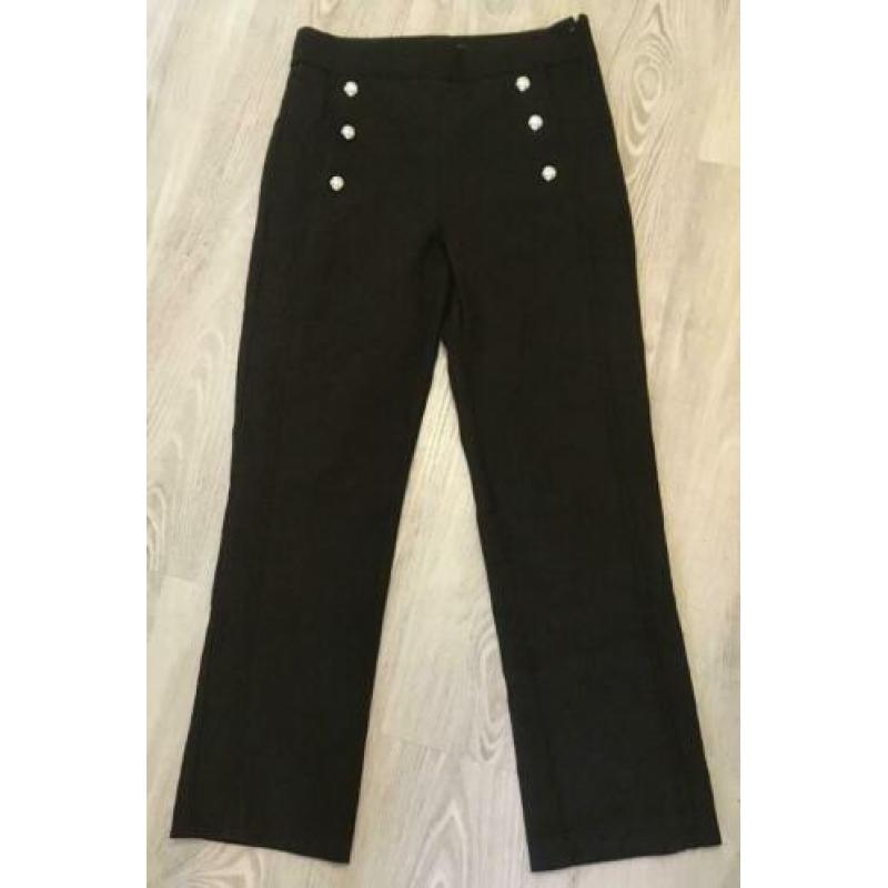 Mooie witte capri spijkerbroek broek jeans , maatje 38