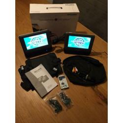 Portable DVD speler set voor in de auto (nieuw!) (set 2)