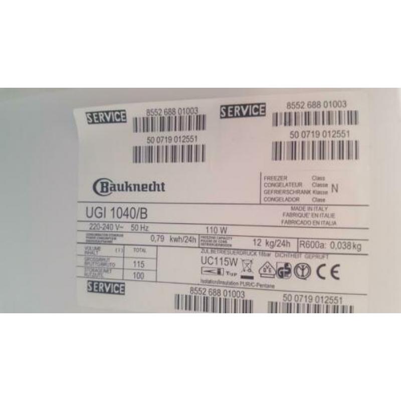 Deurafdichter - deurrubber Bauknecht inbouwvriezer
