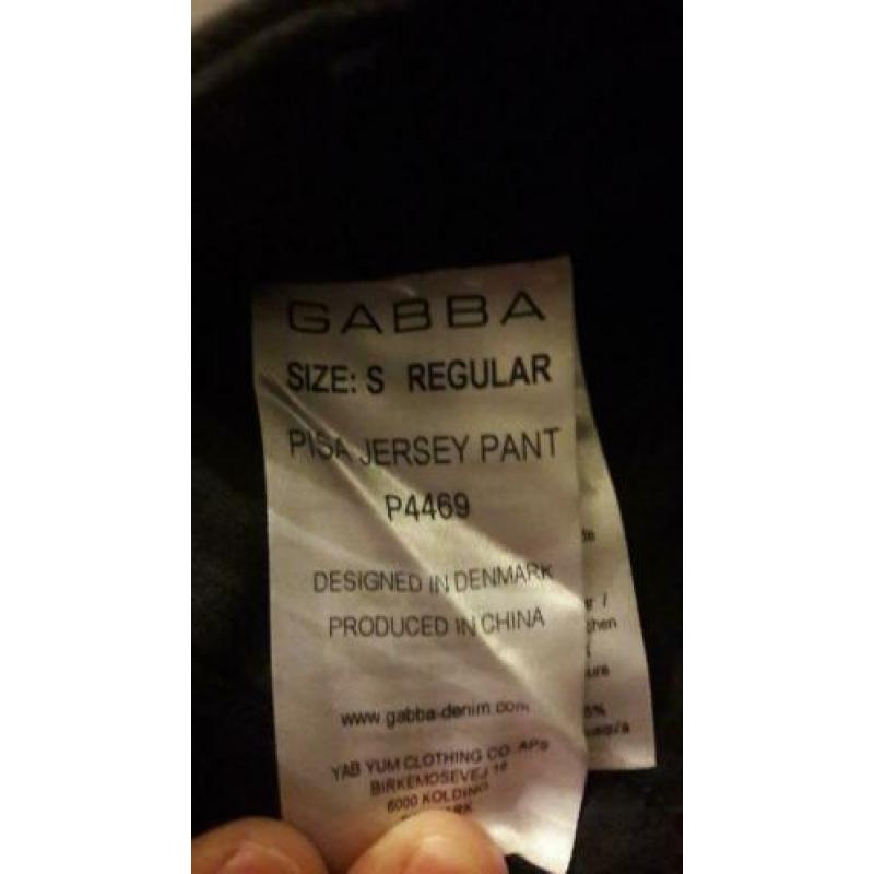 Zwarte nieuwe broek van Gabba maat S