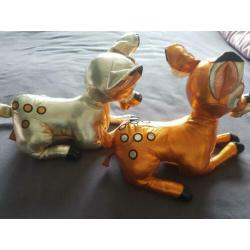 Bambi knuffel 2 stuks merk gamble pleasure nieuw  kleur oran