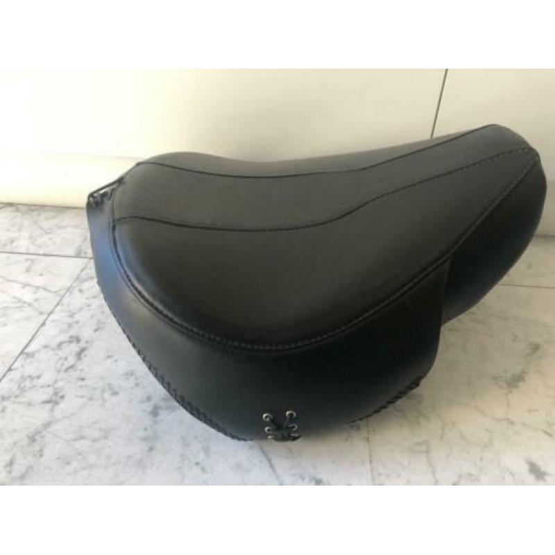 Lederen Harley Softail Evo solo zadel seat selle 84-99