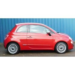 Fiat 500 0.9 TwinAir Lounge " 85 Pk | Glazendak | Rood Metal