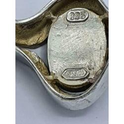 Vintage Deense Design Ring Met Onyx Steen