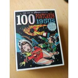 Box met 100 Postcards from the fabulous 1950s (pulpcovers)