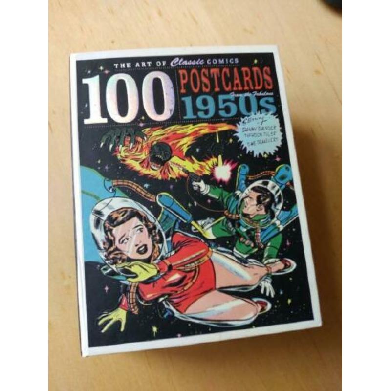 Box met 100 Postcards from the fabulous 1950s (pulpcovers)