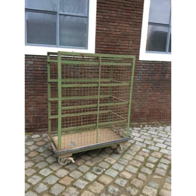 Industriële Kar Transportkar Trolley > Kast Wandrek Stelling