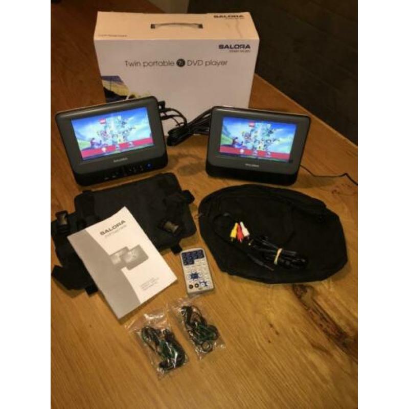 Portable DVD speler set voor in de auto (nieuw!) (set 2)