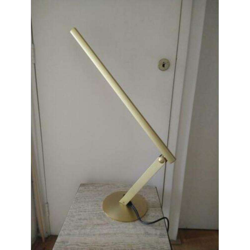 moderne bureaulamp mat goud jaren 90
