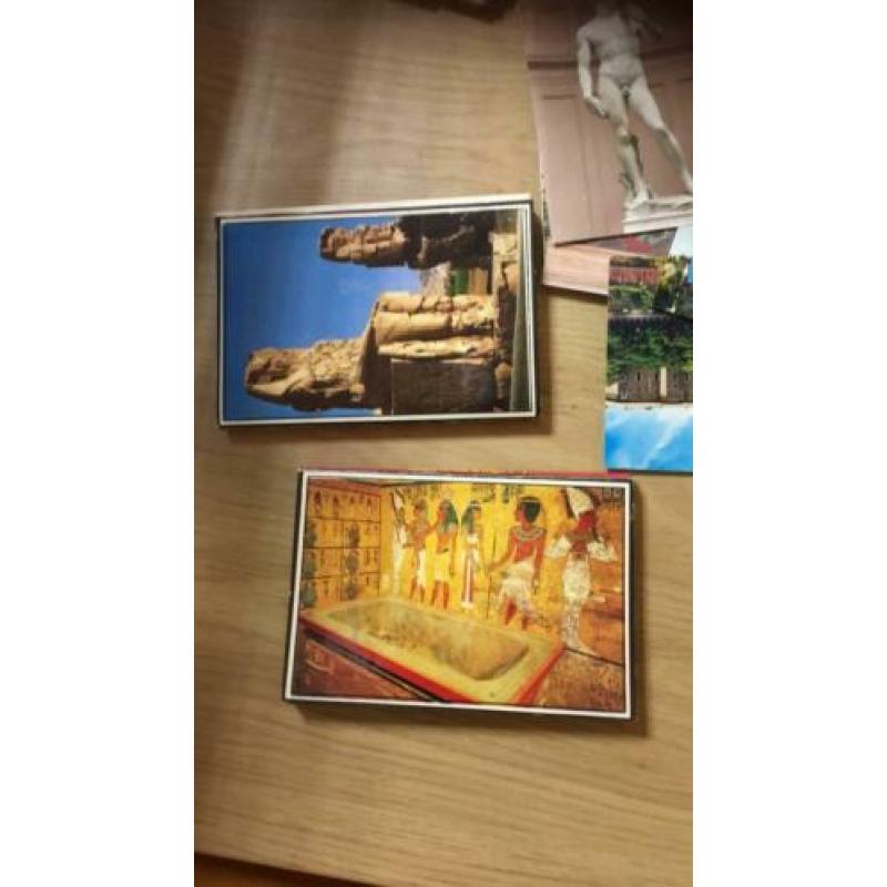 Ansichtkaarten uit jaren ‘60 en ‘70 onderwerp: kunst