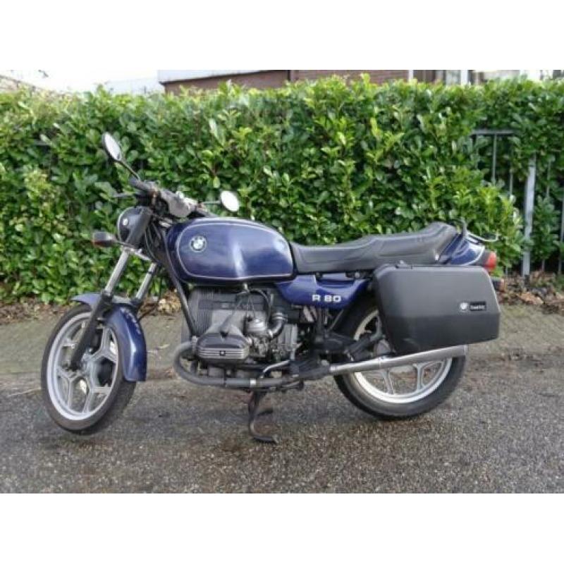 mooie BMW R 80 R80 /7 "naked" bj.1991 inruilen mogelijk