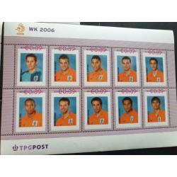 WK 2006 voetbal postzegel velletjes. nieuw.