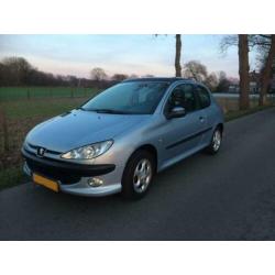 Peugeot 206 1.4 Grijs 2001. Nieuwe APK