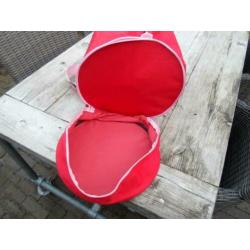 Zwem of badtas. kleur rood.