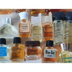 50 oude mini flesjes Micro miniatuur