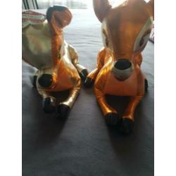 Bambi knuffel 2 stuks merk gamble pleasure nieuw  kleur oran