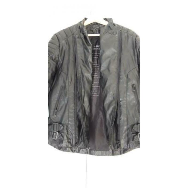Ashes to dust biker jas jack jacket maat M, zwart