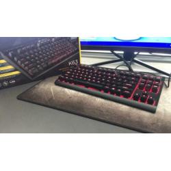 Corsair k63 gading toetsenbord red switches