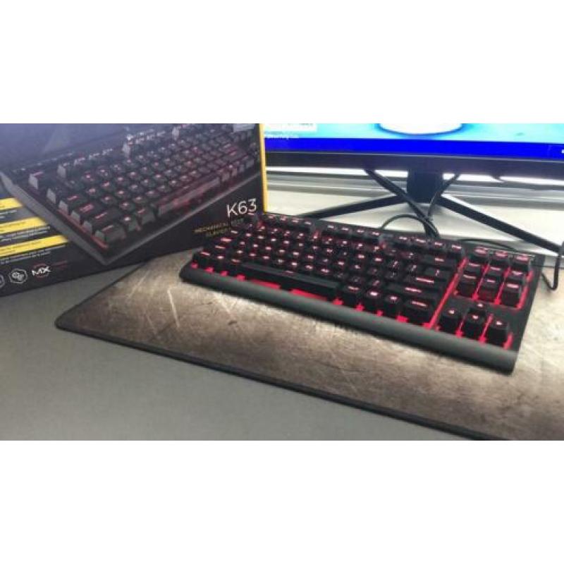 Corsair k63 gading toetsenbord red switches